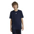 Camiseta Fitness adidas Infantil by Train Essentials Logo Regular Fit Azul