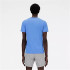Camiseta New Balance Homem Essenciais Sport Heathertech Blue