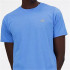 Camiseta New Balance Homem Essenciais Sport Heathertech Blue