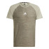 Camiseta Fitness Homem de Gym+ 3 Bands Castanho