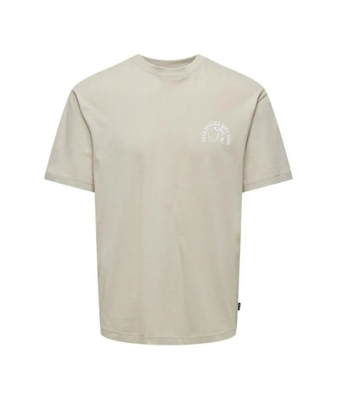 Camiseta Homem Only & Sons Onskylan Rlx Icon...