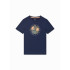 Camiseta Infantil Jack & Jones Jjsummer Smu Vibe Tee Ss Crew Neck Navy Blue