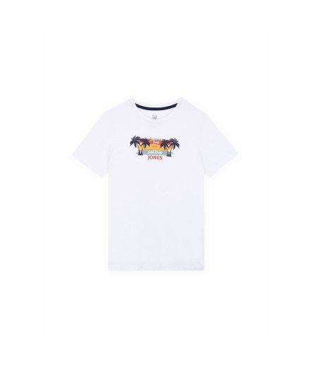 Camiseta Infantil Jack & Jones Jjsummer Smu Vibe Tee Ss...