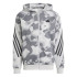 Casaco adidas Homem Future Icons 3-Stripes Aop Full-Zip Hoodie Cinzento