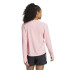 Camiseta Running adidas Mulher manga comprida cor-de-rosa da Own The Run