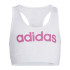 Camiseta adidas Top Menina Essentials Linear Logo Cotton Branco