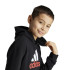 Moletom adidas Infantil Essentials 2 Coloured Big Logo Cotton Preto