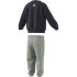 Conjunto adidas French Terry Infantil Essentials Lineage Blue