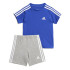 Conjunto Set Infantil 3 Bandas desportivas azuis