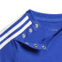 Conjunto Set Infantil 3 Bandas desportivas azuis