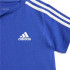 Conjunto Set Infantil 3 Bandas desportivas azuis
