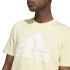 Camiseta adidas Homem Essentials Single Big Logo Amarelo