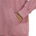 Moletom adidas French Terry Homem Casaco com capuz com logótipo grande Essentials Rosa