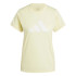 Camiseta adidas Mulher Train Essentials Grande logótipo de desempenho Amarelo