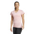 Camiseta adidas Mulher Aeroready Train Essentials Minimal Branding V-Neck Rosa