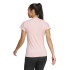 Camiseta adidas Mulher Aeroready Train Essentials Minimal Branding V-Neck Rosa