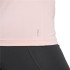 Camiseta adidas Mulher Aeroready Train Essentials Minimal Branding V-Neck Rosa