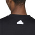 Camiseta adidas Homem House Of Tiro verão Linear Gráfico Preto