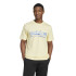Camiseta adidas Homem House Of Tiro verão Linear Graphic Amarelo