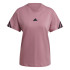 Camiseta adidas Mulher Future Icons 3-Stripes Rosa