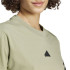 Camiseta adidas Mulher Ícones do futuro com 3 riscas verdes