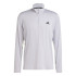 Moletom adidas Homem Train Essentials Camo Training 1/4 Zip Longsleeve Cinzento