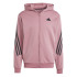 Casaco adidas Homem Casaco com capuz de 3 riscas com fecho integral Future Icons Rosa