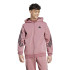 Casaco adidas Homem Casaco com capuz de 3 riscas com fecho integral Future Icons Rosa