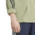 Moletom adidas Homem Future Icons 3 Band Half Zip Verde