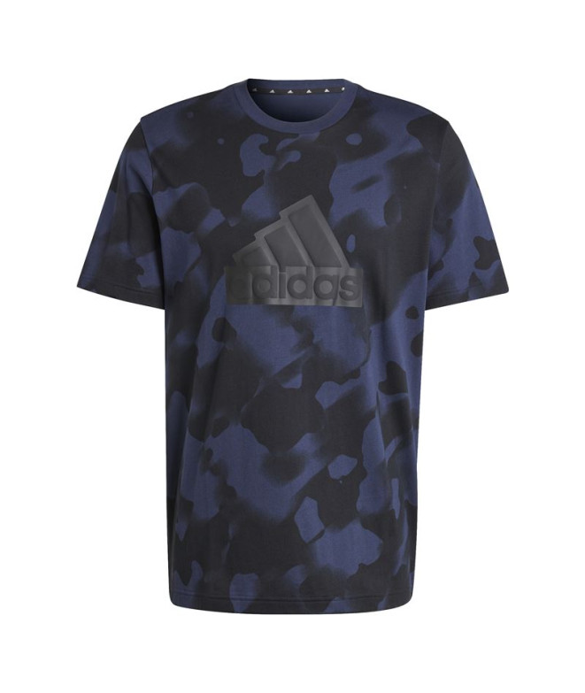 Camiseta adidas Homem Ícones do futuro Bos Aop...