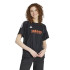 Camiseta adidas Mulher Tiro Cut 3 Band Jacquard Preto