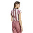 Camiseta adidas Mulher Tiro Cut 3 Stripes Print Rosa bebé