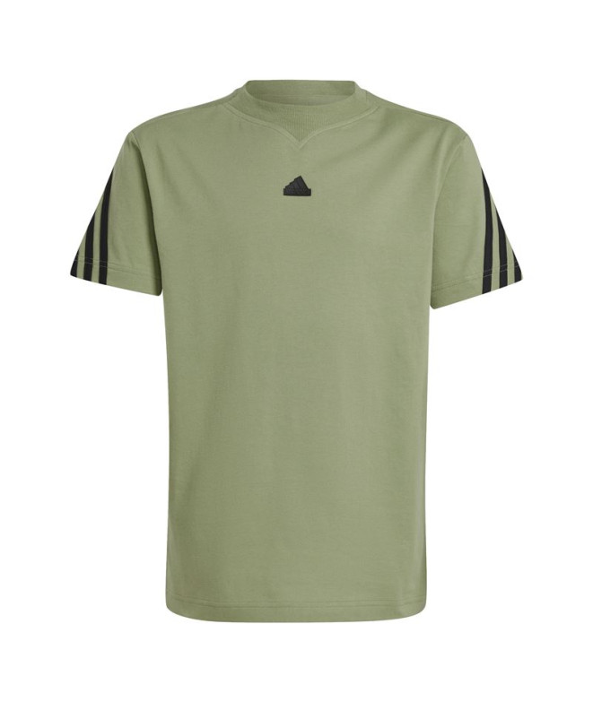 Camiseta adidas Infantil Future Icons 3 Stripes...