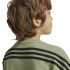 Camiseta adidas Infantil Future Icons 3 Stripes Verde
