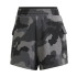 Calça adidas Mulher Essentials 3-Stripes Camo Print Cargo Shorts Preto