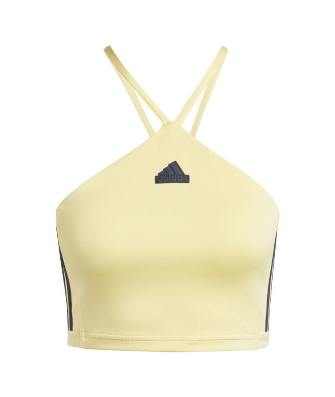 Camiseta adidas Top Mulher Tiro Cut 3 Band...