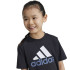 Conjunto adidas Logotipo Little Essentials e crianças preto