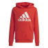 Moletom adidas Infantil Big Logo Essentials Algodão Vermelho