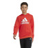 Moletom adidas Infantil Big Logo Essentials Algodão Vermelho
