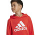 Moletom adidas Infantil Big Logo Essentials Algodão Vermelho