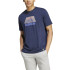 Camiseta adidas Homem Códigos Bos Graphic Blue