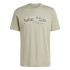 Camiseta adidas Homem Camo Linear Graphic Cinzento