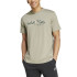 Camiseta adidas Homem Camo Linear Graphic Cinzento