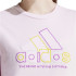Camiseta adidas Mulher Logótipo Xpress cor-de-rosa