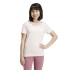 Camiseta adidas Menina Essentials Linear Logo Cotton Slim Fit Rosa