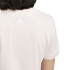 Camiseta adidas Menina Essentials Linear Logo Cotton Slim Fit Rosa