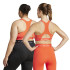 Sutiã esportivo Fitness adidas Mulher por Techfit Medium Support Red