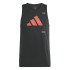 Camiseta Fitness adidas Homem All Gym Category Graphic Tank Preto