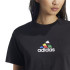 Camiseta adidas Mulher Gráfico House Of Tiro Nations Preto