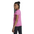 Camiseta adidas Menina Essentials Big Logo Algodão Rosa